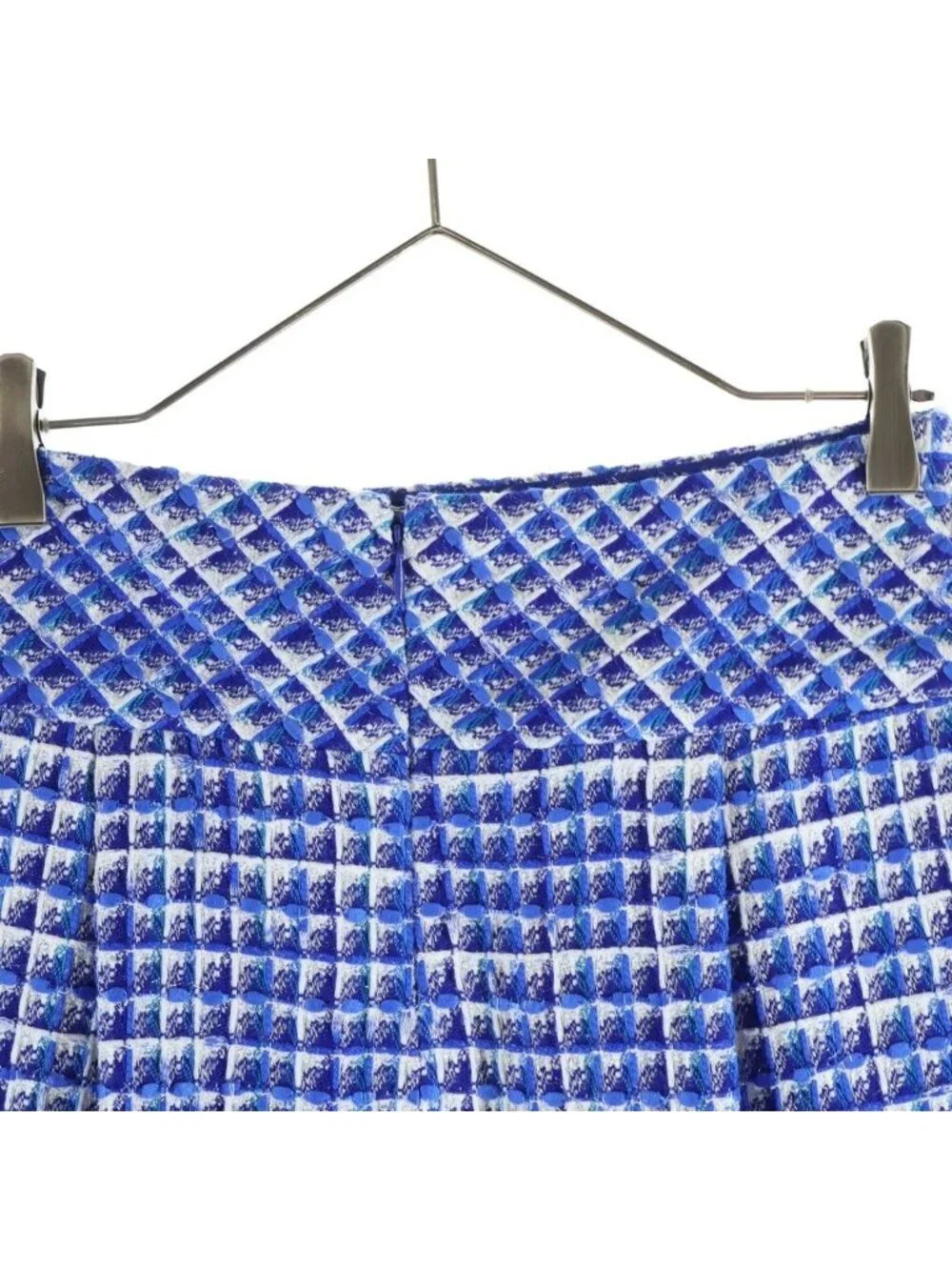 Chanel Tweed Skirt Blue